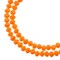 Crystal Lane DIY 2-Strand 7in Opaque Finish Glass Rondelle Donut Bead Strands